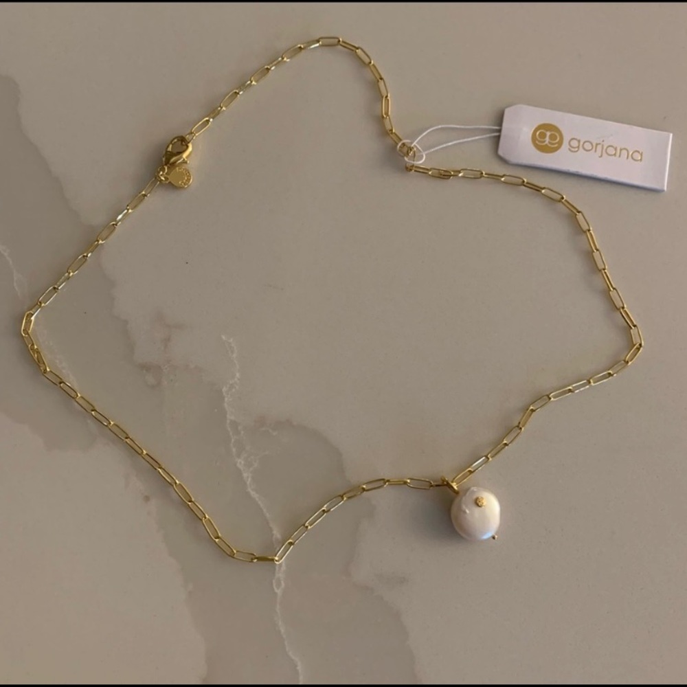 Gorjana Reese Pearl Necklace